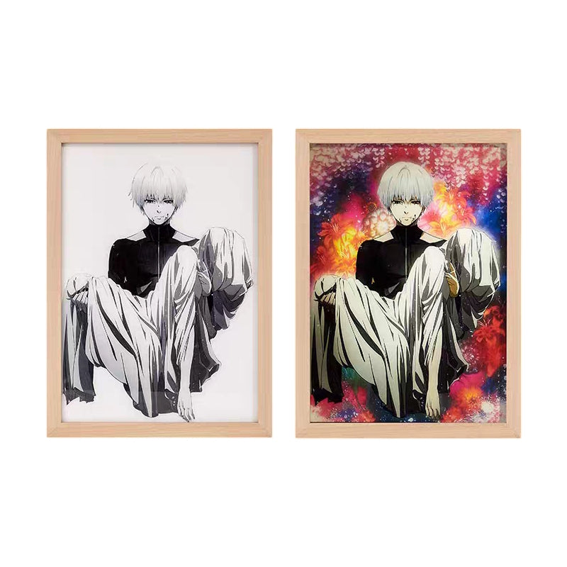 Demon Slayerr Agatsuma Zenitsu Customizable Atmosphere Light - Personalized Artwork, RGB Color - Changing